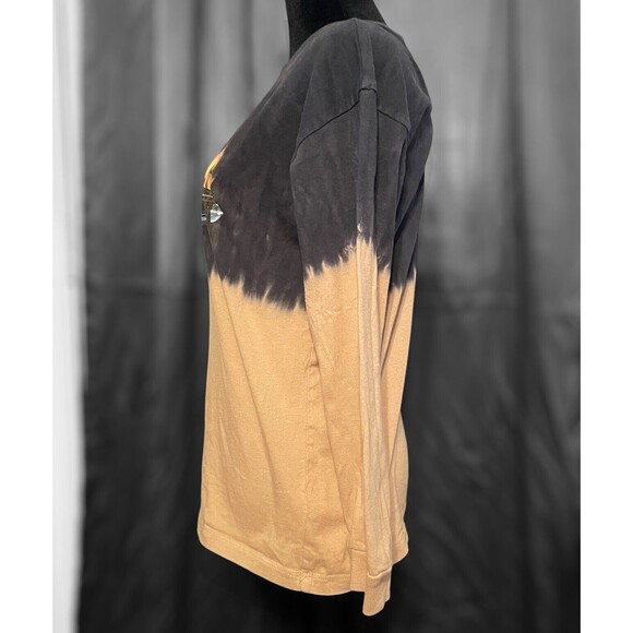 Hot Wheels Black & Brown Dip Dye Long Sleeve Flame Car Graphic - Picture 4 of 14